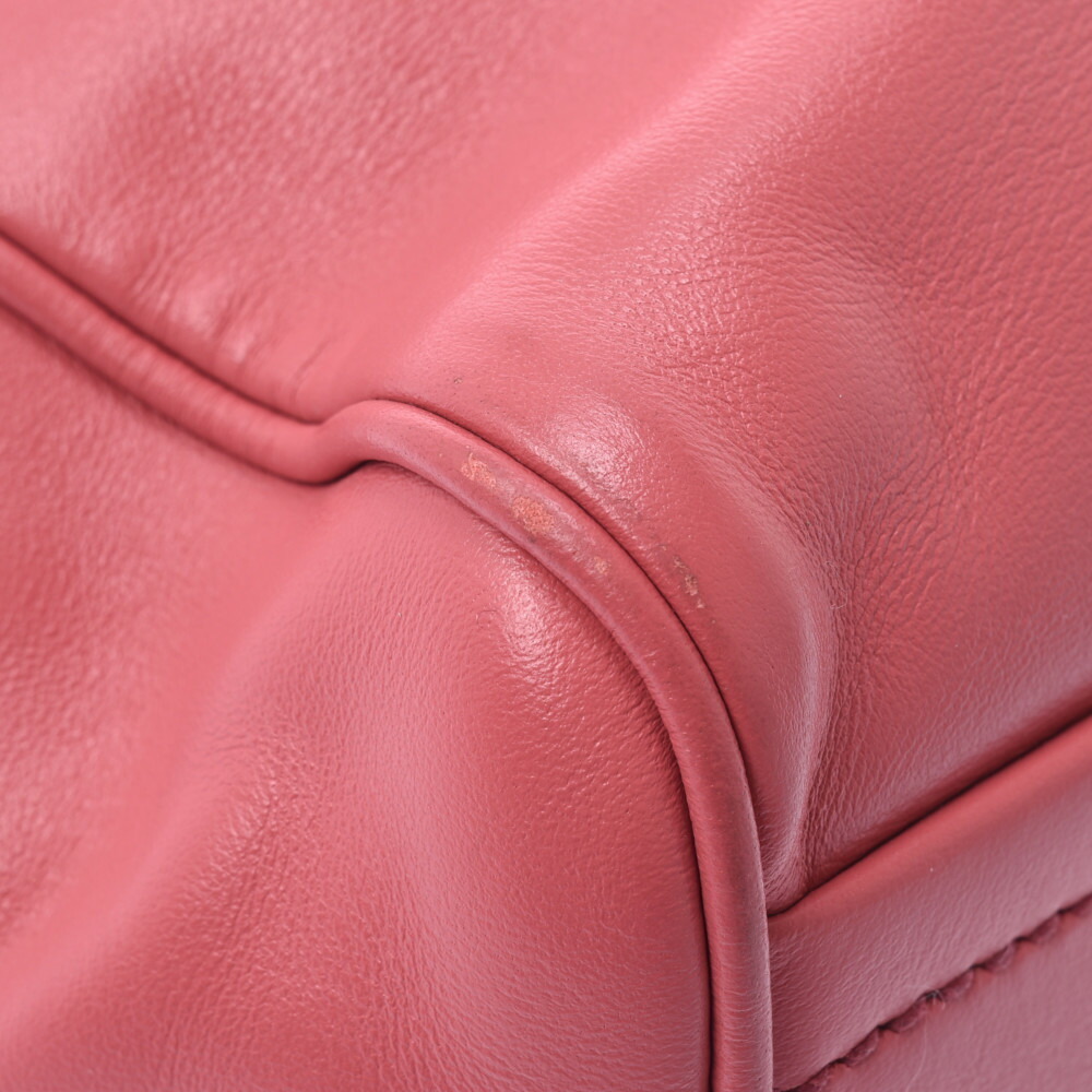 Prada Handbag Bag Pink Calfskin Boston - Picture 6 of 11